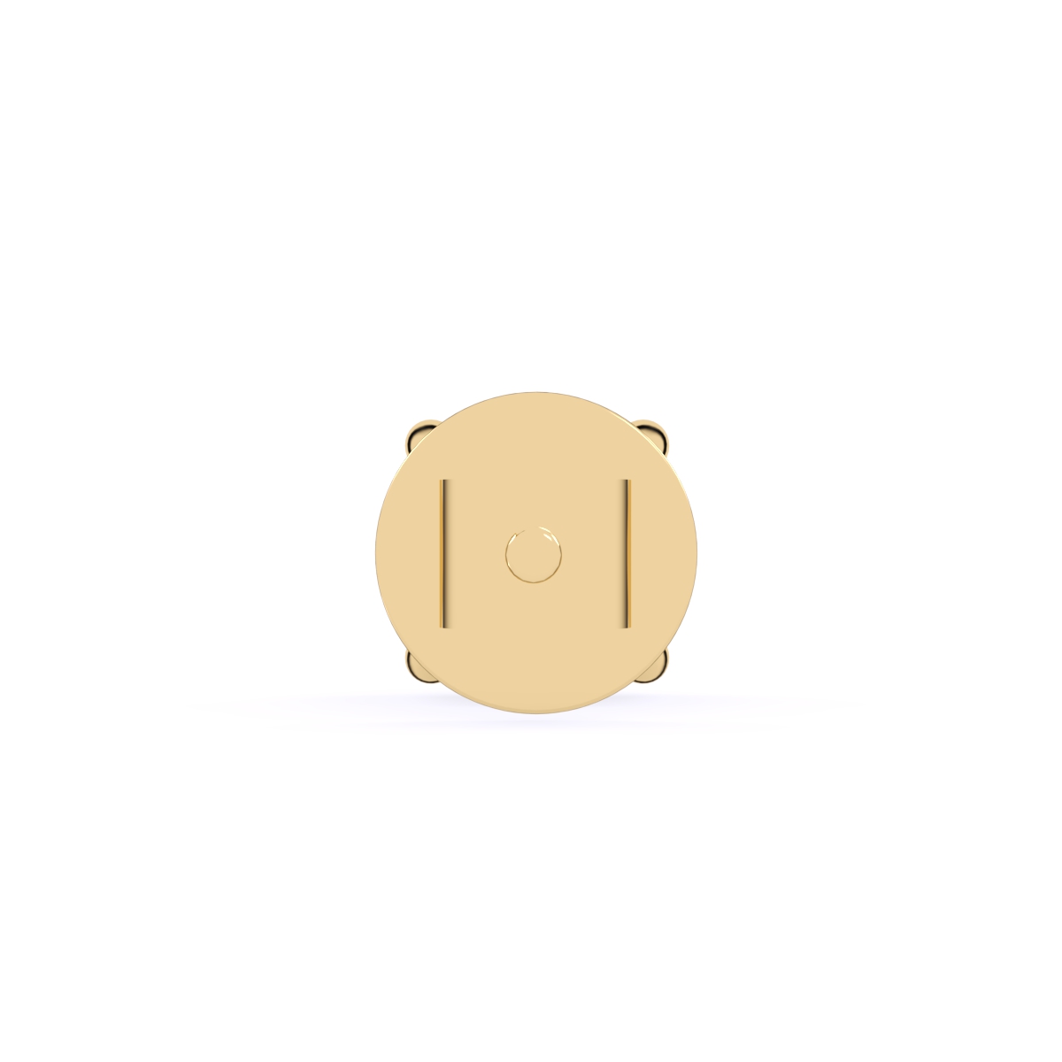Forever One Round Solitaire Studs Earrings